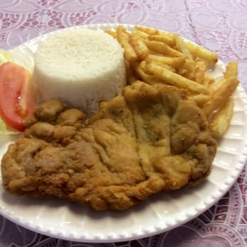 Paulina's Mickuy - Milanesa de pollo - Peruvian Near Me - Elmont, New York Paulina's Mickuy - Milanesa de pollo - Peruvian Near Me - Elmont, New York