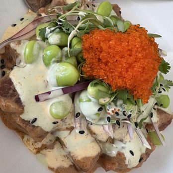 Bonito Poke Cafe - Pike nachos again because they're gorgeous! - Hawaiian Near Me - American Canyon, California