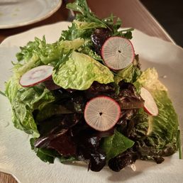 Market Salad  Gannon Organics Greens, Fresh Herbs, Italian Vinaigrette