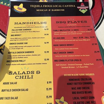 Tequila Frogs - Menu - Mexican Near Me - Old Orchard Beach, Maine Tequila Frogs - Menu - Mexican Near Me - Old Orchard Beach, Maine