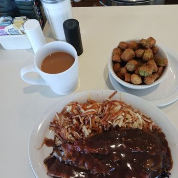 College Park Diner - Liver and onions, okra, hash browns. OG diner. - Diners Near Me - College Park, Maryland College Park Diner - Liver and onions, okra, hash browns. OG diner. - Diners Near Me - College Park, Maryland