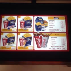 Cinepolis - Menu as of August 2016
