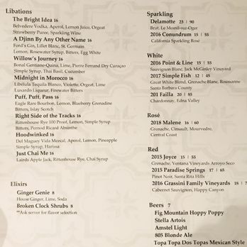 Djinn - Drink Menu - Cocktail Bars Near Me - Santa Barbara, California Djinn - Drink Menu - Cocktail Bars Near Me - Santa Barbara, California