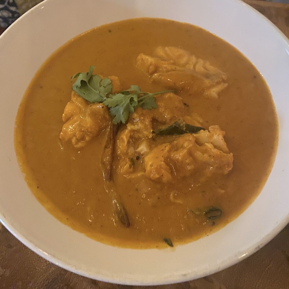 Himalaya Cafe - Kerala cod--unique and delicious, very fresh - Indian Near Me - Old Saybrook, Connecticut