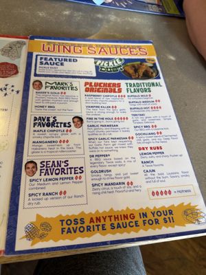 Menu photo 1 Pluckers Wing Bar - Shepherd Houston, TX Menu photo 1 Pluckers Wing Bar - Shepherd Houston, TX