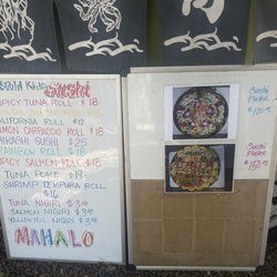 Menu as of March 2023