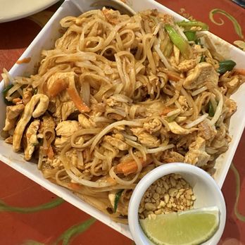 Indochine - Chicken Pad Thai - Asian Fusion Near Me - Wilmington, North Carolina