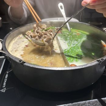 Happy Lamb Hot Pot - Split soup base - Chinese Near Me - Plano, Texas