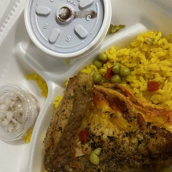 La Septima Cafe - Yellow rice black beans and chicken - Cuban Near Me - Brandon, Florida