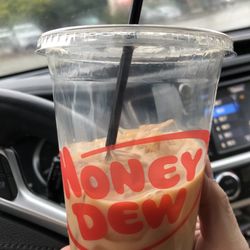 Vanilla hazelnut iced coffee