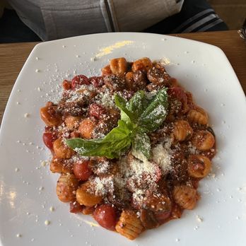 IL Posto - Gnocchi with mushroom mix & Amatriciana sauce - Italian Near Me - San Diego, California IL Posto - Gnocchi with mushroom mix & Amatriciana sauce - Italian Near Me - San Diego, California