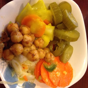 Pita Hut  - Some items from salad bar - Mediterranean Near Me - North Miami Beach, Florida