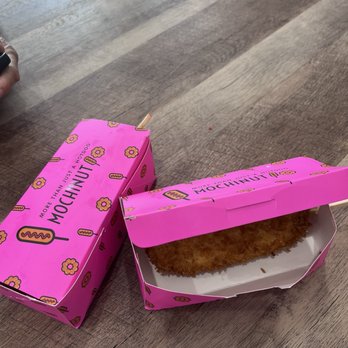Mochinut - Packaging of Rice dogs - Coffee & Tea Near Me - Rialto, California