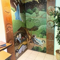 Paradise Valley United Methodist Church - Beautiful Mural in prayer room