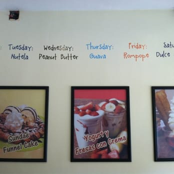 Xurro - Flavors of the day. I missed Sunday that is Pineapple. - Desserts Near Me - Chicago, Illinois