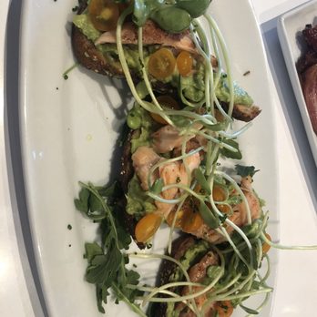 Ocotillo - Avo toast with smoked salmon - New American Near Me - Phoenix, Arizona Ocotillo - Avo toast with smoked salmon - New American Near Me - Phoenix, Arizona