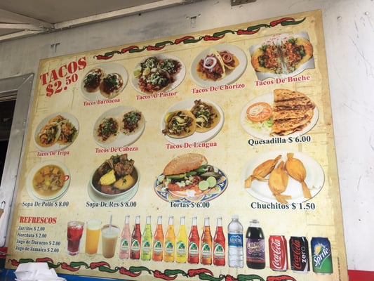 Menu photo 1 Tacos El Torito Fairfax, VA Menu photo 1 Tacos El Torito Fairfax, VA