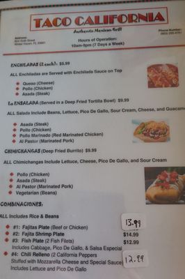 Menu photo 4 Taco California Winter Haven, FL Menu photo 4 Taco California Winter Haven, FL