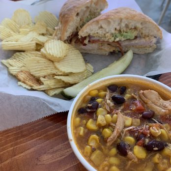 The Lunch Box - Southwest turkey club and chicken tortilla soup - Sandwiches Near Me - Shawnee, Oklahoma