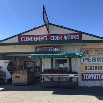 Clendenen's Cider Works - Front of the stand - Cideries Near Me - Fortuna, California