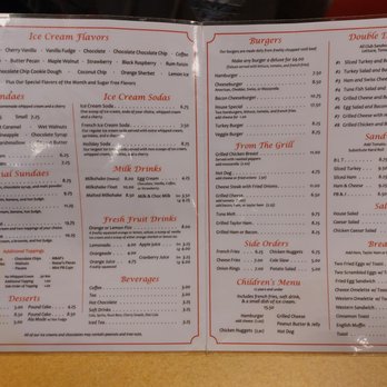 Holsten's - Menu - Inside (as of December 2025) - Candy Stores Near Me - Bloomfield, New Jersey