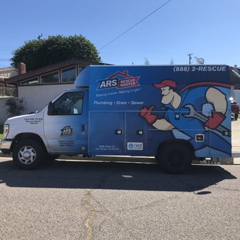 ARS Rescue Rooter - AND he put cones in the front and back of the truck!! Super nice guy-ask for Tom. - Plumbing Near Me - San Diego, California