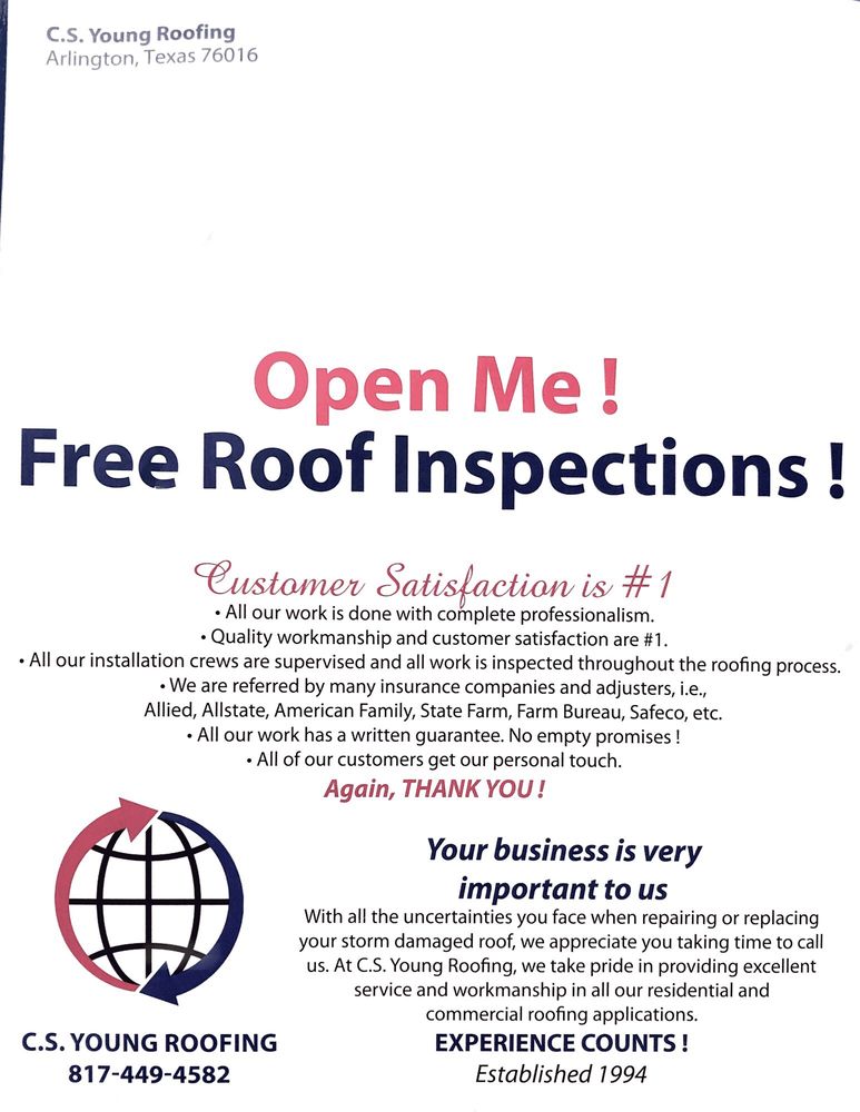 Slide of C.S. Young Roofing & Construction