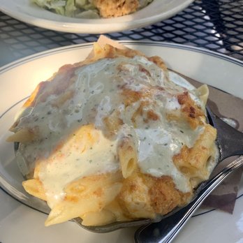 Jacob's Pickles - Buffalo Chicken Mac & Cheese - Comfort Food Near Me - New York, New York Jacob's Pickles - Buffalo Chicken Mac & Cheese - Comfort Food Near Me - New York, New York