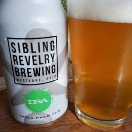 Sitting down with a refreshing IPA from Sibling Revelry Brewing! Sitting down with a refreshing IPA from Sibling Revelry Brewing!