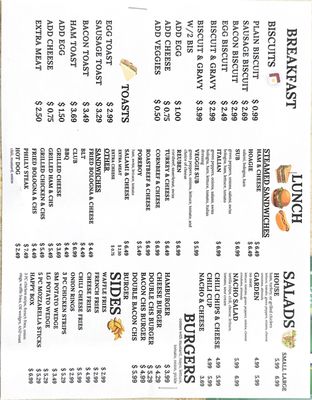 Menu photo 1 Easy-In Market & Deli White Pine, TN Menu photo 1 Easy-In Market & Deli White Pine, TN
