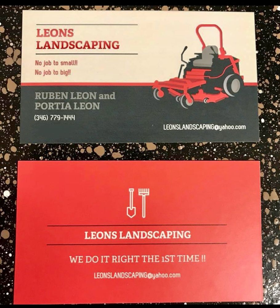 LEONS LANDSCAPING Texas City, Texas Yelp Pressure Washers Phone