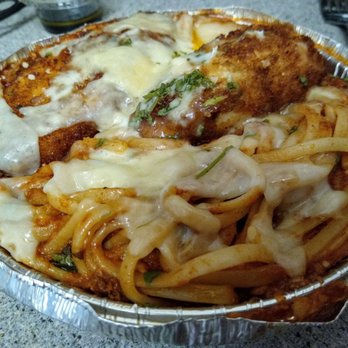 Babbo Italian Eatery - Parmesan Chicken Pasta - Italian Near Me - Mesa, Arizona