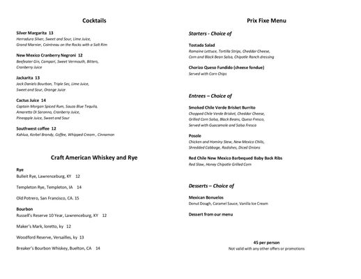 Menu photo 6 MacArthur Park Restaurant and Bar Palo Alto, CA