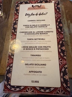 Menu photo 1 Piccola Cucina Estiatorio New York, NY Menu photo 1 Piccola Cucina Estiatorio New York, NY