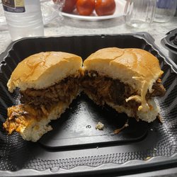 Back Home BBQ - BBQ Bones rib sandwich