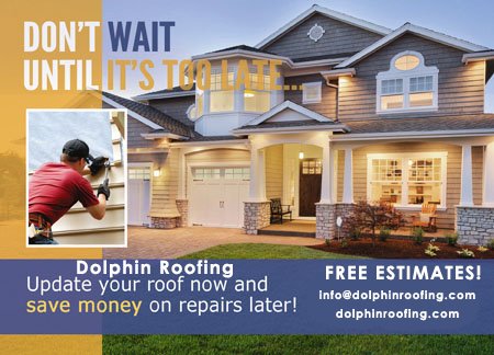 Slide of Dolphin Roofing