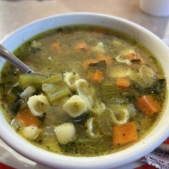 The Red Colony Diner - Chicken Florentine Soup special - OMG. This was INCREDIBLE! I wish I took a  quart home! - Breakfast & Brunch Near Me - Brookfield, Connecticut