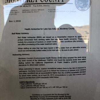 Lake San Antonio - Water is not safe to get in. - Parks Near Me - Bradley, California Lake San Antonio - Water is not safe to get in. - Parks Near Me - Bradley, California