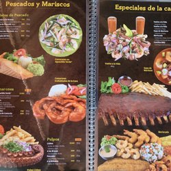 Don Comalón - Menu pescados y especialidades