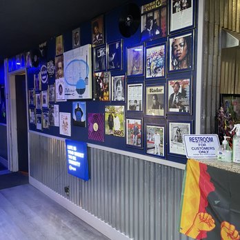 Hip Hop Bbq Shack - a bar with posters on the wall - Barbeque Near Me - San Bruno, California