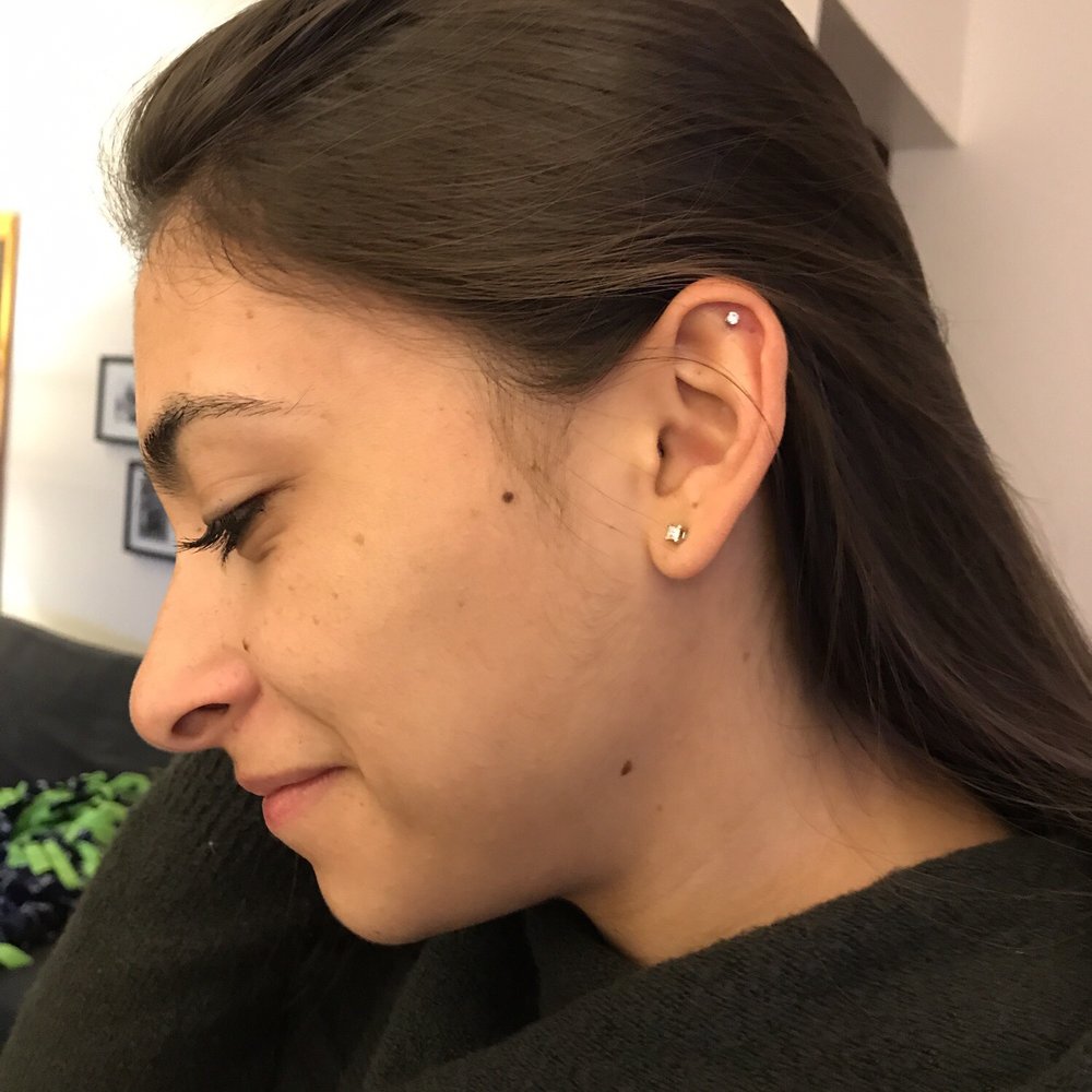 Evolve Seattle Body Piercing - Newbie's first helix piercing! - Piercing Near Me - Seattle, Washington Evolve Seattle Body Piercing - Newbie's first helix piercing! - Piercing Near Me - Seattle, Washington