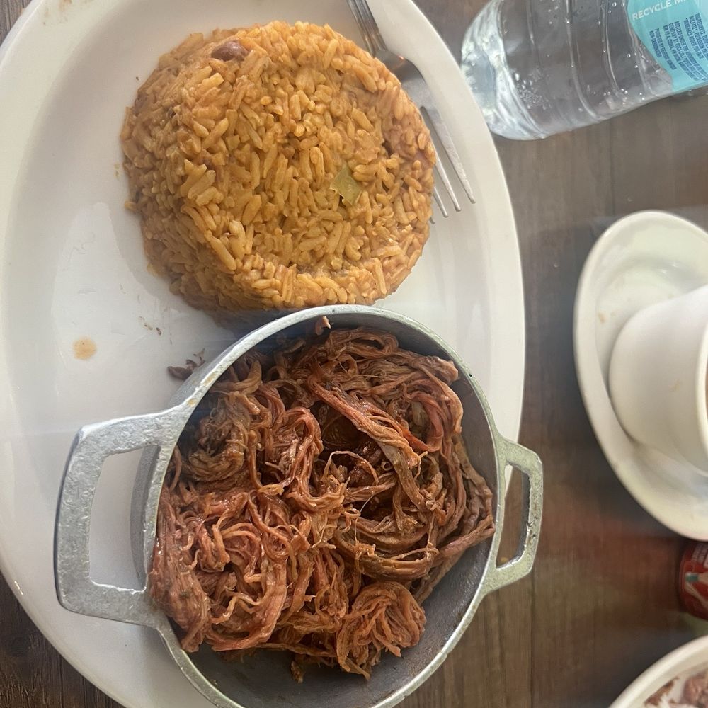 Ropa Vieja with arroz mamposteao Ropa Vieja with arroz mamposteao