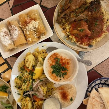 La Mediterranee - Mediterranean Meza & Lebanese Beef Kibbeh (right) - Middle Eastern Near Me - San Francisco, California La Mediterranee - Mediterranean Meza & Lebanese Beef Kibbeh (right) - Middle Eastern Near Me - San Francisco, California