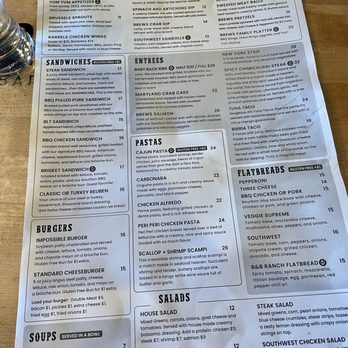 Brews & Barrels - Menu - American Near Me - Gaithersburg, Maryland Brews & Barrels - Menu - American Near Me - Gaithersburg, Maryland