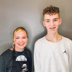 Haircuts Inc. - Sunny & Kyson after his perm
