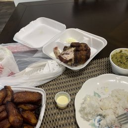 Plantains, 1/4 Peruvian White Chicken