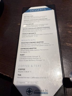Menu photo 4 Latitude 34 Camarillo, CA