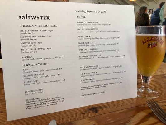 Menu photo 8 Saltwater Oyster Depot Inverness, CA Menu photo 8 Saltwater Oyster Depot Inverness, CA