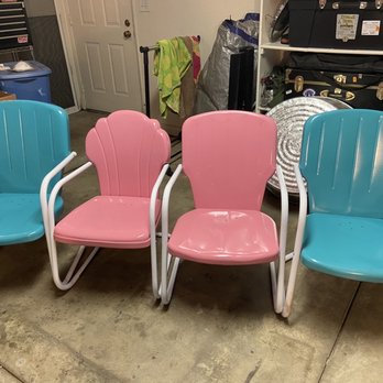 California Coating - 1960's Metal Lawn Chairs. - Powder Coating Near Me - Lancaster, California