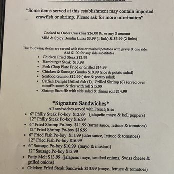 Jenn’s Southern Kitchen - Menu - American Near Me - Vinton, Louisiana Jenn’s Southern Kitchen - Menu - American Near Me - Vinton, Louisiana